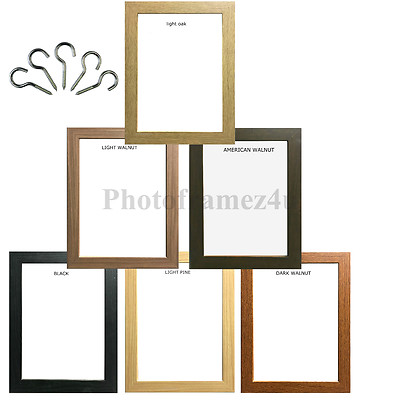 Fotorahmen Bilderrahmen Posterrahmen Holz Holzoptik in verschiedenen Größen