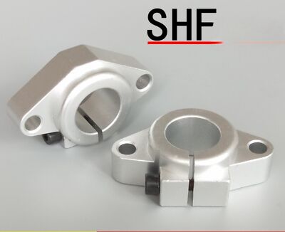 SHF8/10/12/13/16/20/25/30 Aluminum Bearing CNC Linear Rail Shaft Guide ...