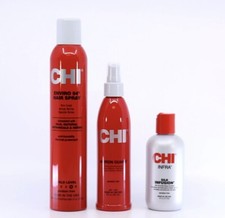 CHI TRIO Keratin Hair Spray, Iron Guard  Infra Silk Infusion Hair Kit - NEW 