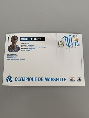 Carte photo Laurent Spinosi OM Olympique de Marseille 2009-2010