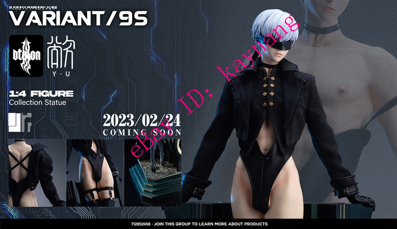 ゲームキャラクター Dtalon studio 2a Dtalon Studio Boy Series Avriant 9s Gigolo 1/4 Figures Model