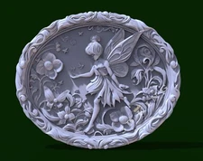 STL 3D Model 10 FAIRY GIRL for CNC ROUTER 3D Printer Engraver Carving Aspire