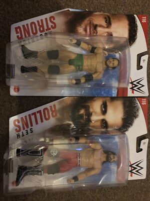 WWE Basic Series Figures - Mattel - Roderick Strong And Seth Rollins ...