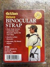NEW IN PACKAGE Allen Company Deluxe Binocular Strap Model 199 Black