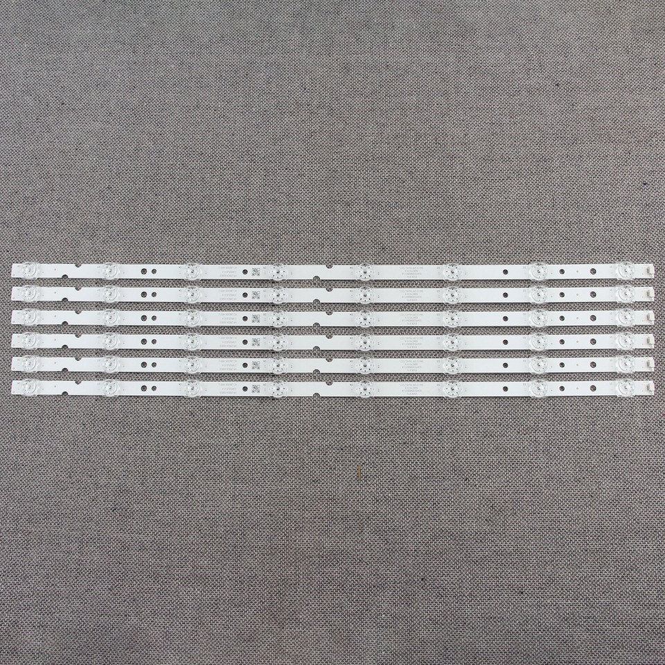 65 Inch Tv Led Light Strip LED Backlight Strip Kit - 6 PCS 8-LED Strips For TCL 65 TV Models 65S421, 65S425, 65S4LE TCL TV Backlight Strip