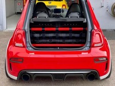 Barra posteriore superiore pastello MC Custom 500/595/695 Abarth con rete