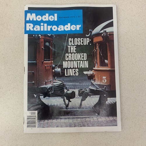 Model Railroader Magazine 1976 December Vintage Train Trains Locomotive Book - Picture 2 of 5