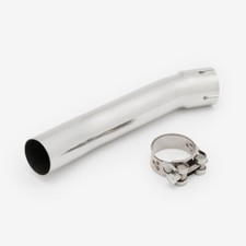 Lextek Stainless Steel Exhaust Link Pipe to fit SV650 99-02 for 51mm Can