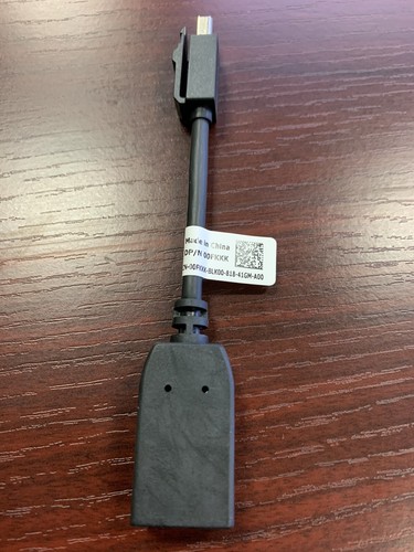 Genuine Dell Mini Displayport to Displayport adapter cable with clip CN-00FKKK - Picture 3 of 6