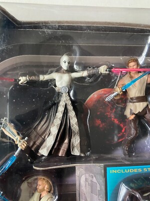 Star Wars Battle Pack Jedi Vs Sith Figures Grievous Ventress