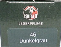 (9,17€/100Ml) Schuhcreme Bufalo Mit SchwammaufträGer Pflege Dunkelgrau 75 Ml