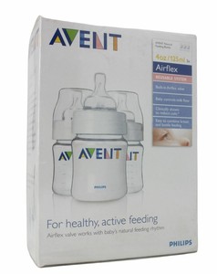Avent reusable bottle 4oz 3ct (761269001503)