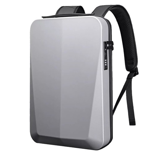 TUMI Voyageur Celina Backpack Grey Travel Business Silver Zip