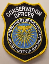 UNITED STATES ARMY WASHINGTON DC DNR CONSERVATION MILITARY POLICE PATCH
