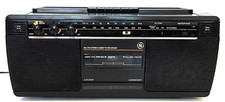 GE 3-5454B Cassette AM FM Radio Bass Boost Boom Box Tested Working