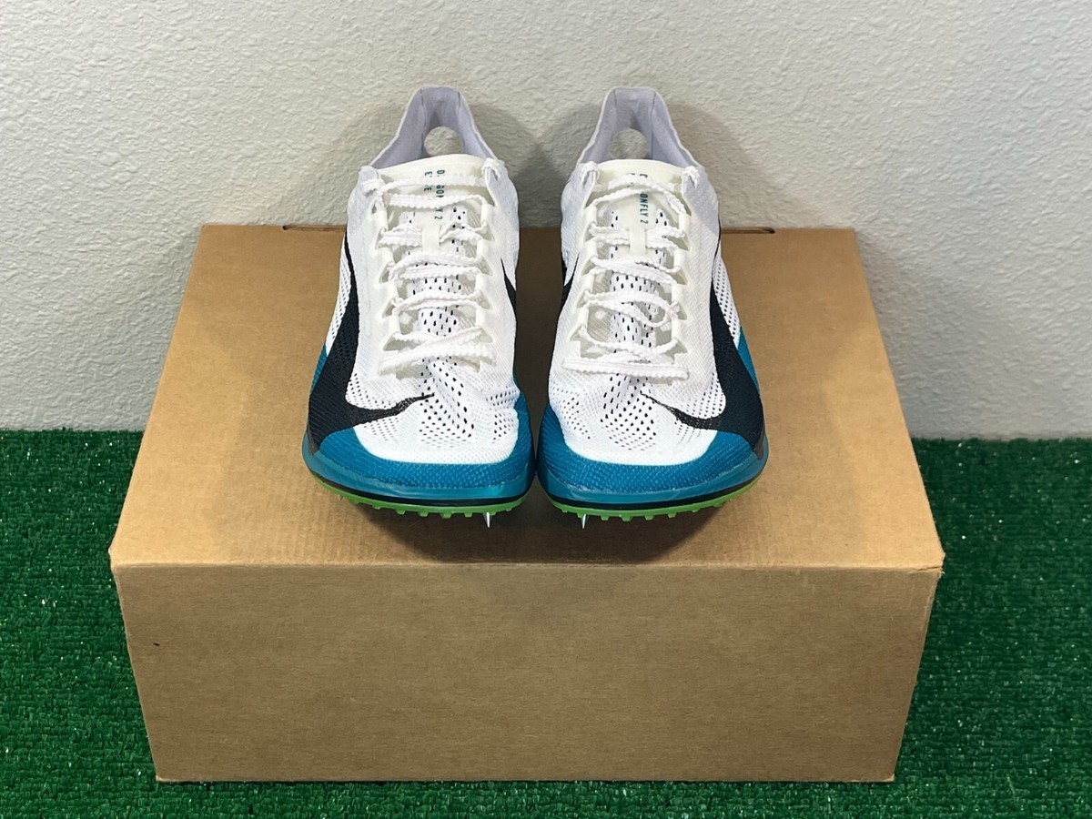 Size 10.5 - Nike ZoomX Dragonfly 2 Elite White Bright Spruce for