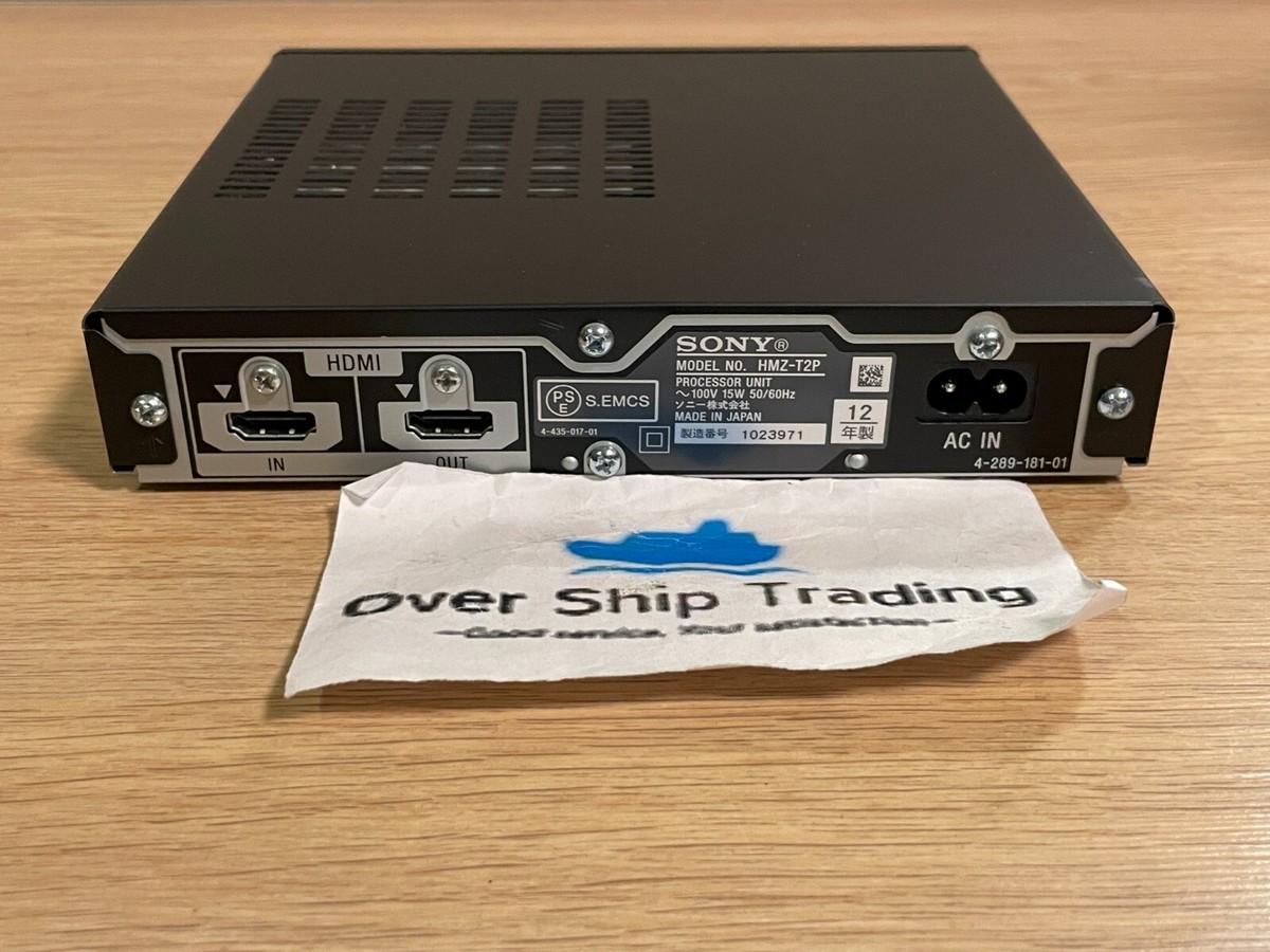 Sony HMZ-T2 Personal 3D Viewer Head Mounted Display HD OLED Panel