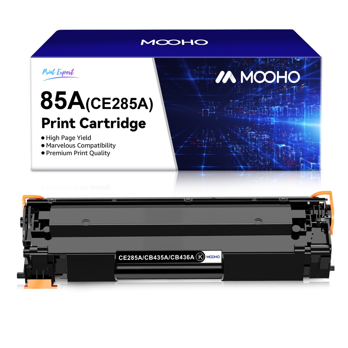 Toner Compatível Com HP CE285A 85A Para P1102 P1102w P1109 P1109w M1130 M1132 M1210 M1212 M1212nf M1217fw Preto 1 600 Importado