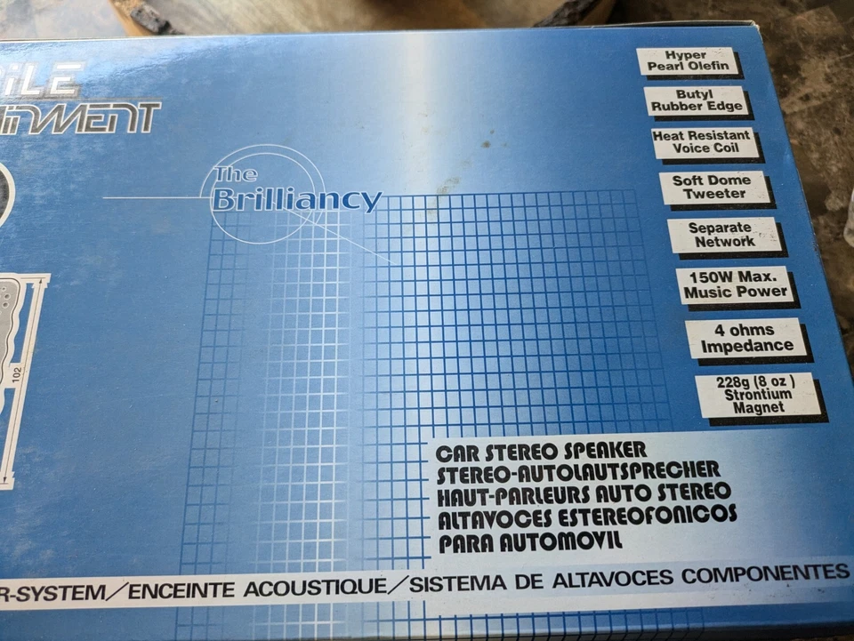 90s NOS VTG Old School JVC CS-HS601 Component Speaker Car Stereo  - Image 2 of 4