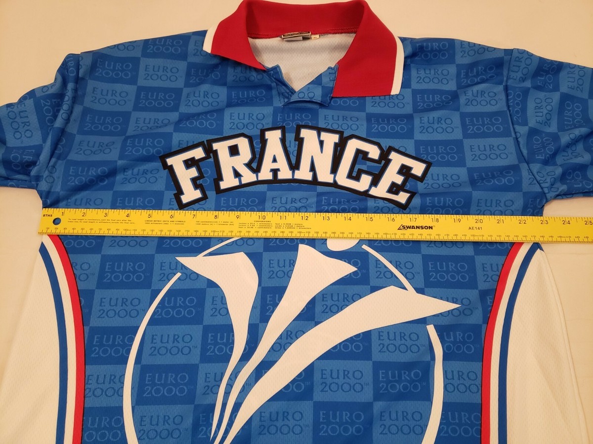 フランス代表 ユニフォームEURO 2000 決勝 イタリア戦 刺繍 W杯