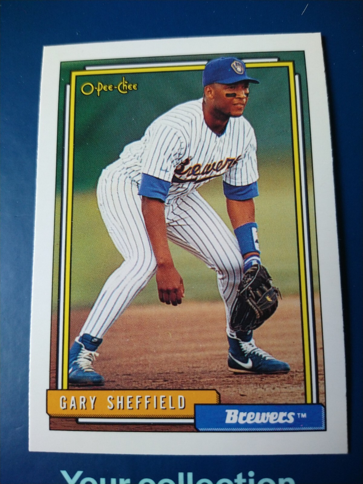 1992 O-Pee-Chee Baseball Gary Sheffield #695 Milwaukee Brewers