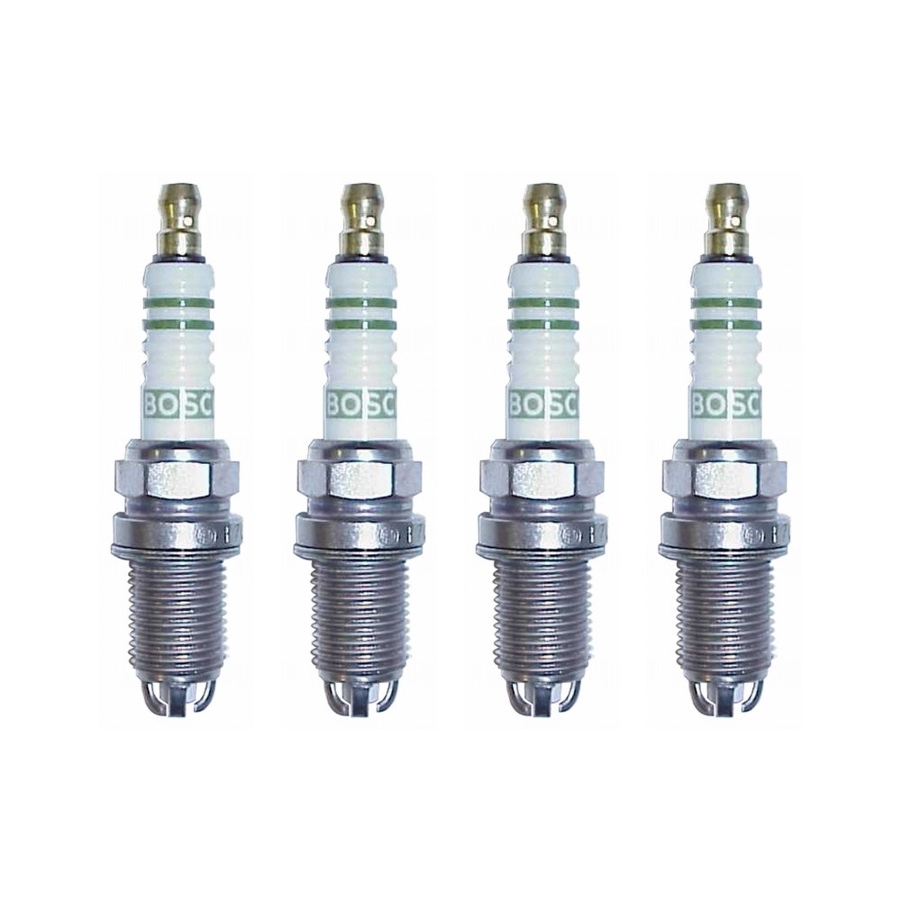Set of 4 Nickel w/Copper-Core Spark Plugs BOSCH For MB R170 W202 C230 SLK230