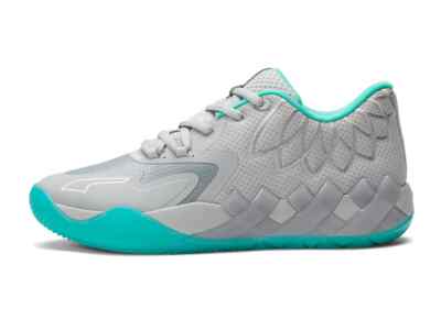 シューズ(男性用) Puma MB.01 LaMelo Ball Grey Teal Puma LaMelo Ball MB.01 UFO 377676-02 GS Sizes Brand New Fast Ship