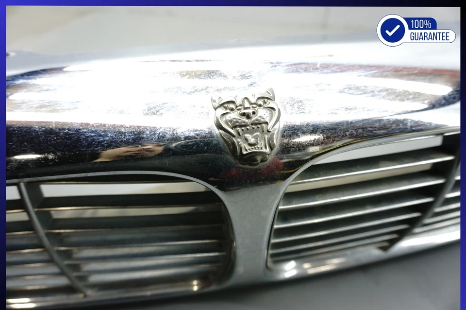 Jaguar Vanden Plas XJ8 XJR 2004-2007 PARRILLA SUPERIOR DELANTERA OEM 2W93-8A100-A cromada Foto 3 de 4