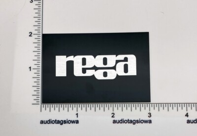 Rega Turntable Badge Logo For Dust Cover Metal Custom Made EXTRA LARGE