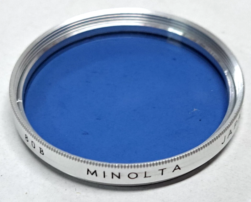 NOS Minolta 43mm filter 80B color conversion for 8mm video camera FB43NB - Image 4 of 4