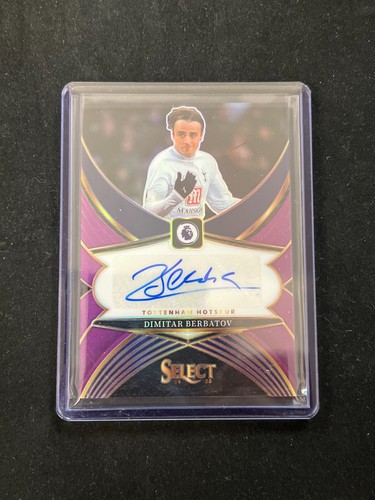 Dimitar Berbatov 2025 Panini Select Premier League Signatures Auto Purple /49