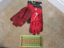 NIKE HUARACHE ELITE ADULT BASEBALL BATTING GLOVES, NWT, GB0448