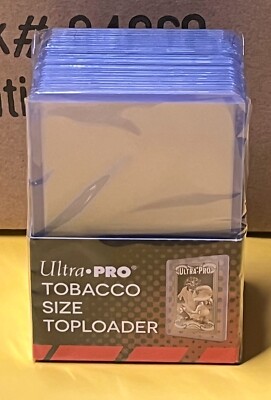 Pack of 25 Ultra PRO 2'' x 3'' Tobacco Toploaders Allen Ginter Mini Cigar