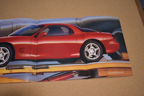 1993 Mazda RX7 Red Car Print Ad Moving a muscle man Race Just feels right - Picture 4 of 4