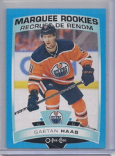 2019-20 O-Pee-Chee Blue Border Gaetan Haas RC