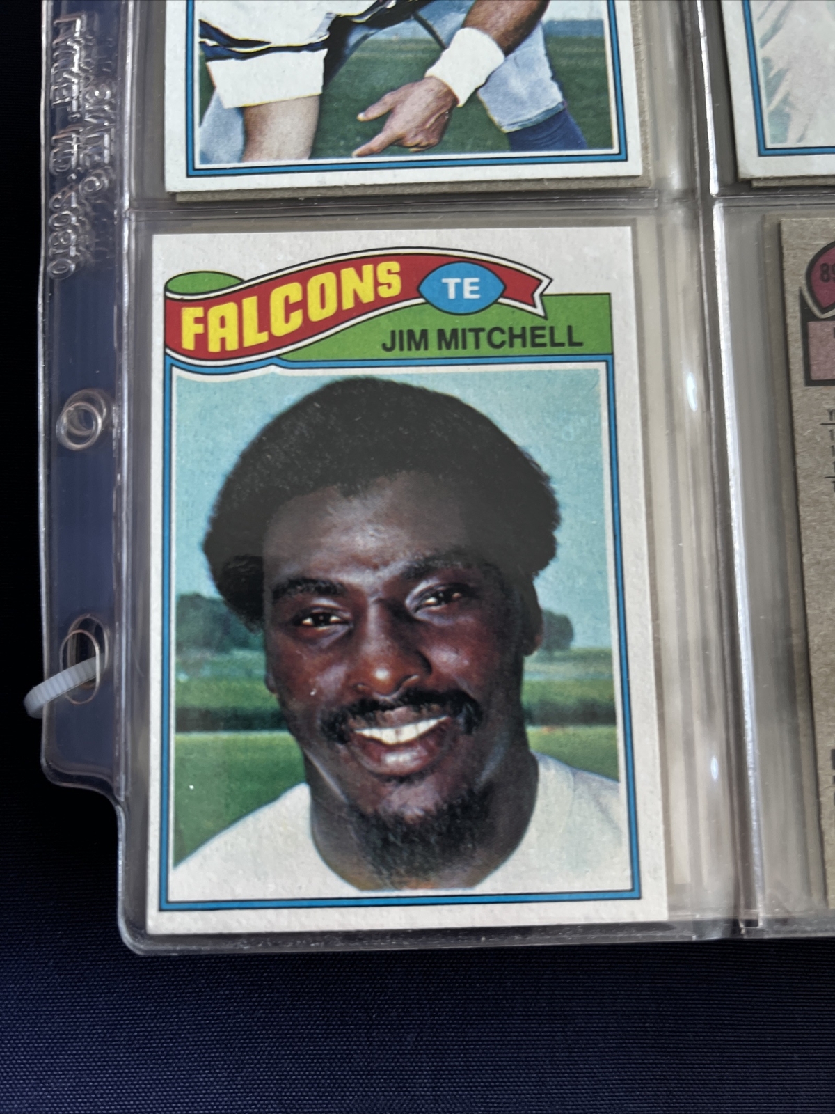 1977 Topps Football  Jim Mitchell Atlanta Falcons #79 Ex-mt