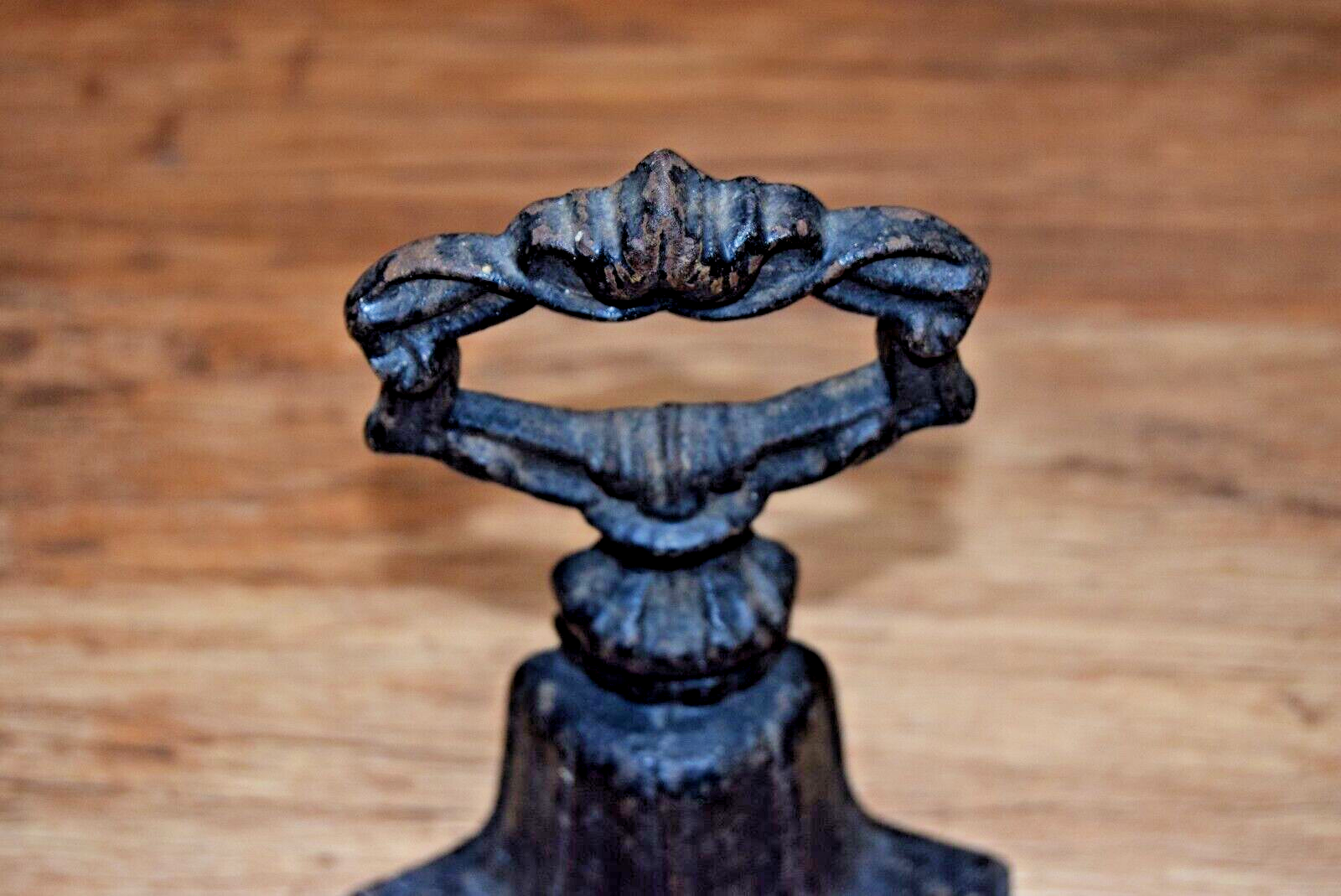 Vintage Cast Iron bell shape doorstop  bookend book end 19cm high | eBay