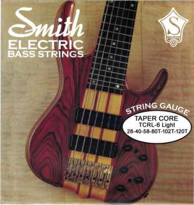 Ken Smith TCRL-6 Taper Core 6-String Electric Bass Strings - Light NEW!
