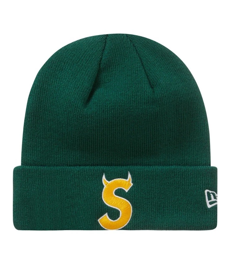 Bonnet Supreme New Era logo « S » fw22
