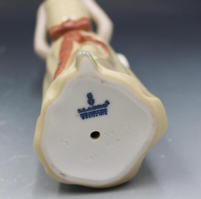 Vintage Lladro Porcelain Figurine Naughty #5006 Girl w/ Sun Hat | eBay
