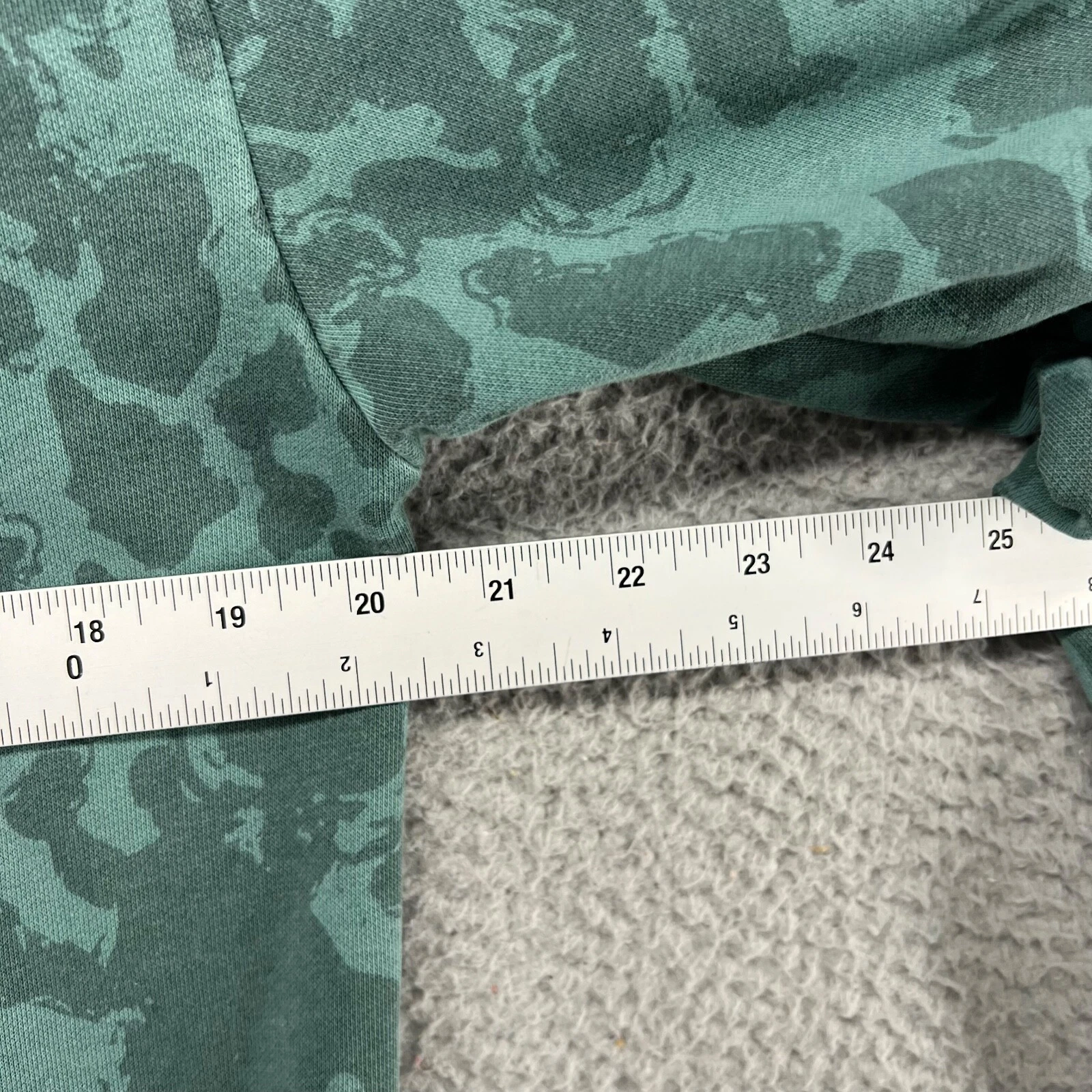 gymshark leopard print camo all over spellout sweatshirt