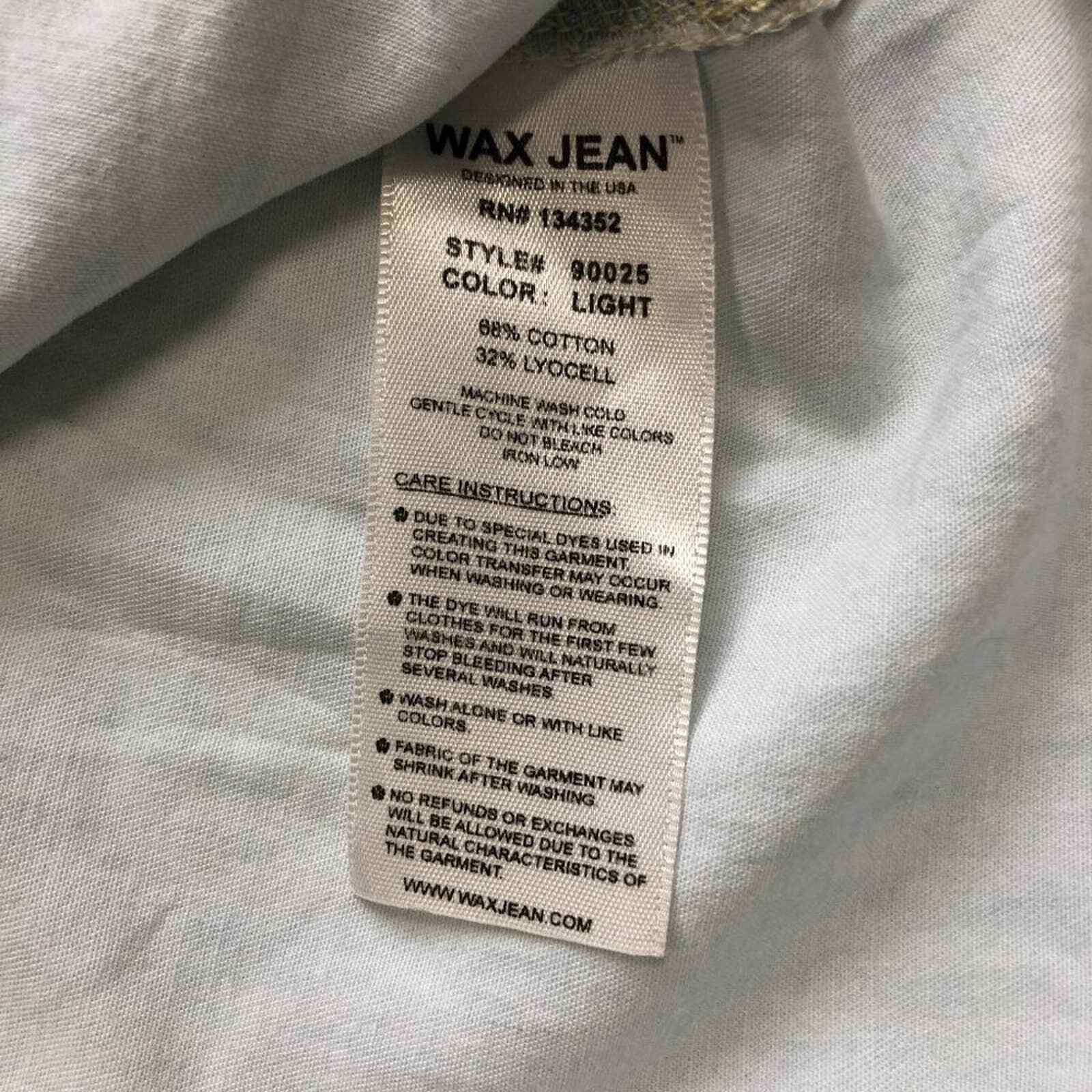 WAX JEAN Basic Denim Chambray Button Up Shirt S - image 8