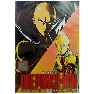 ENGLISH DUBBED One Punch Man Episodes 1 - 24 Seasons 1-2 All
