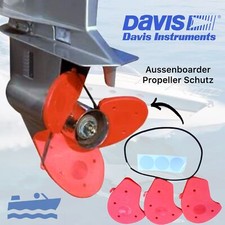 Motorboot Aussenboarder 3 er Propeller Kappen Trailer Transport Schutz Hülle Rot