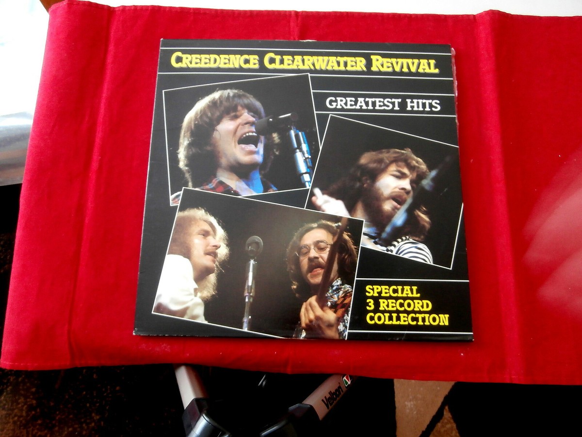 CREEDENCE CLEARWATER REVIVAL ~ GREATEST HITS~ 3 LP SET ~ROCK~ POP