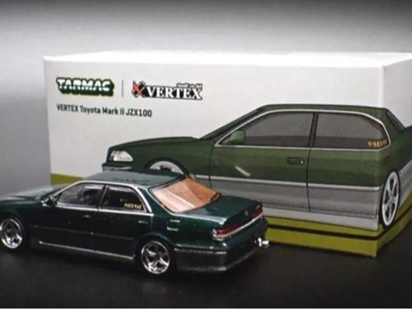 Tarmac Works Global64 Collection VERTEX Toyota Mark II JZX100 Dark