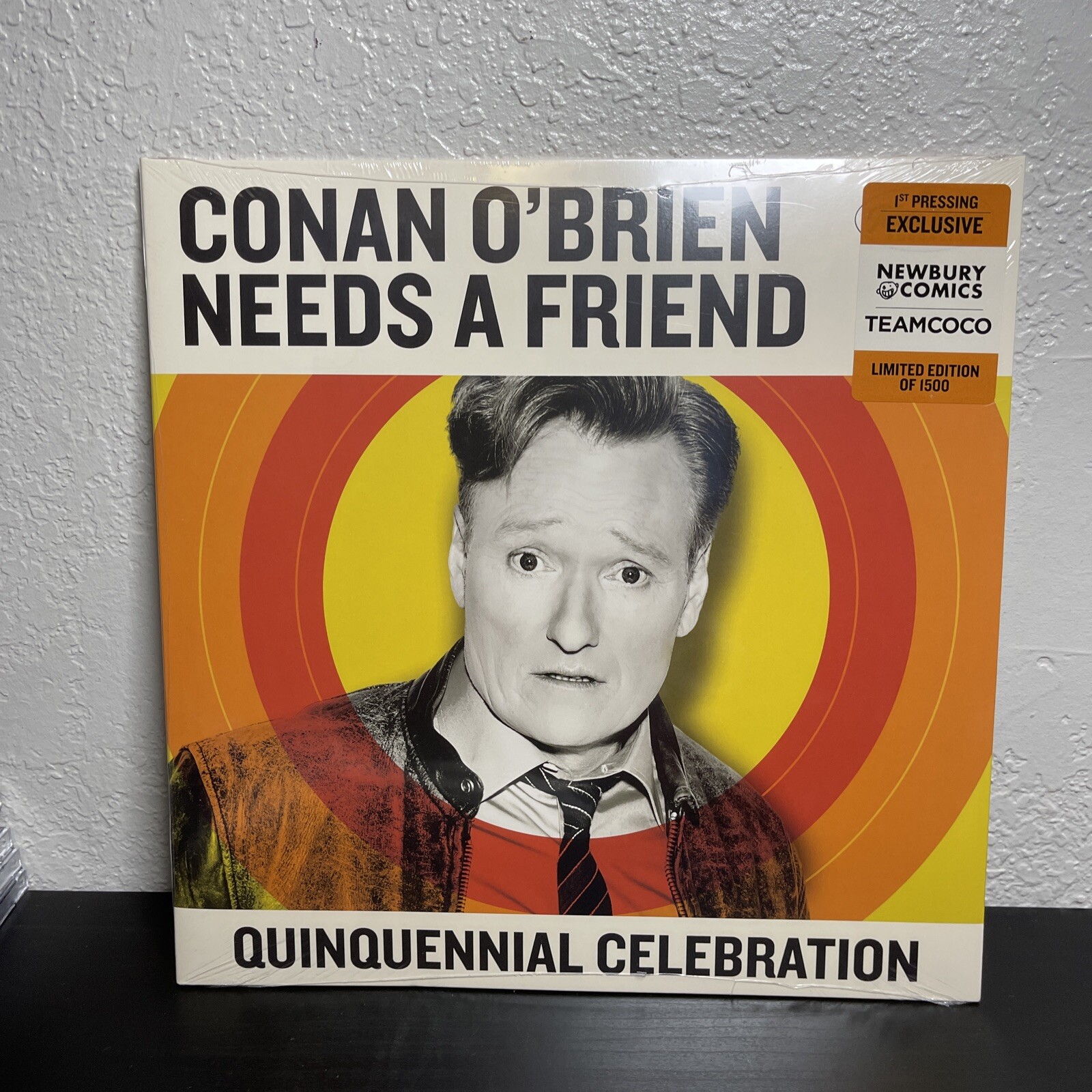 CONAN O'BRIEN Needs A Friend Quinquennial Celebration LP Vinyl /1500 | 🆕✅