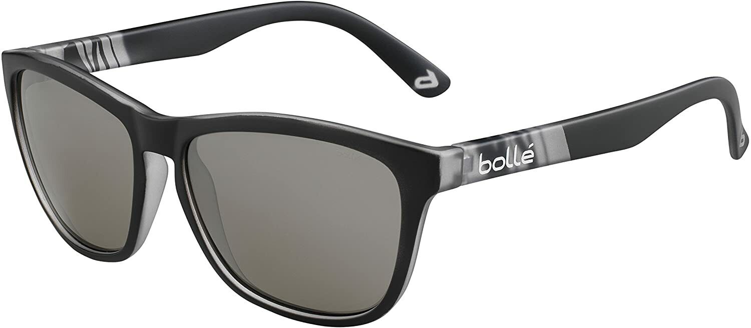 Bolle Retro 473 Polarized Sunglasses Matte Black Grey Lens for 