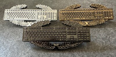USMS - FBI - DEA - ATF - DHS - CBP - AUSA  Keyboard Warrior  SET-OF-3 Lapel Pin