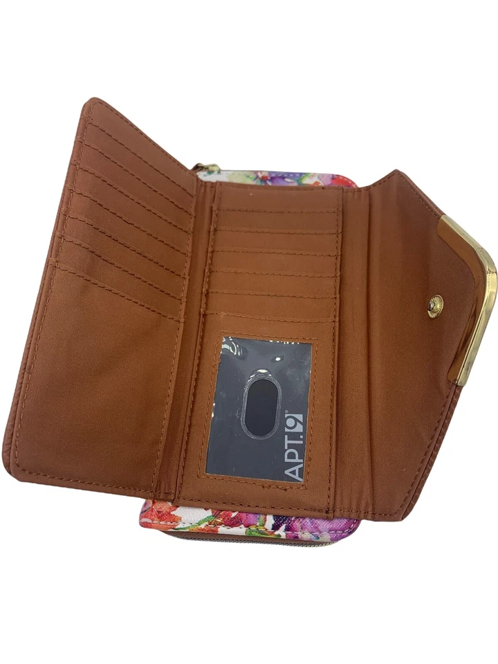 Apt. 9 Цветной цветочный искусственной кожи бумажник - Изображение 3 из 4